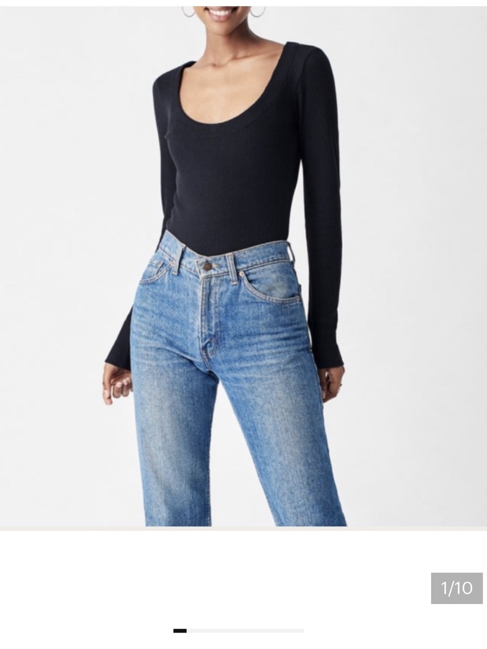 FAHERTY Legend Ribbed Monroe Bodysuit